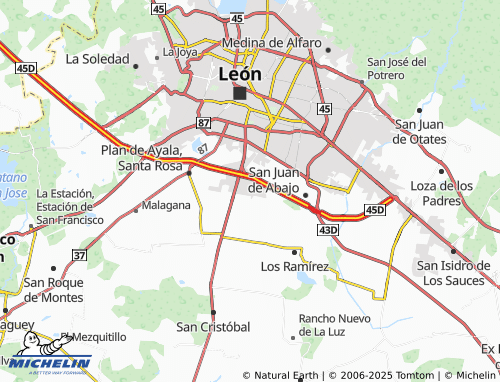 Mappa MICHELIN Santa Ana - ViaMichelin