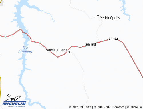 Mapa MICHELIN Céu Azul - ViaMichelin