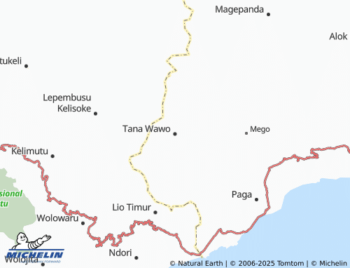 MICHELIN Tana Wawo map - ViaMichelin