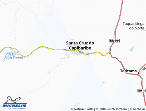 MICHELIN São Domingos map - ViaMichelin