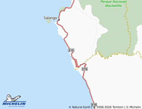 Mappa MICHELIN Ayampe - ViaMichelin