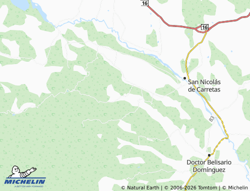 Mappa MICHELIN Valentín Gómez Farías - ViaMichelin