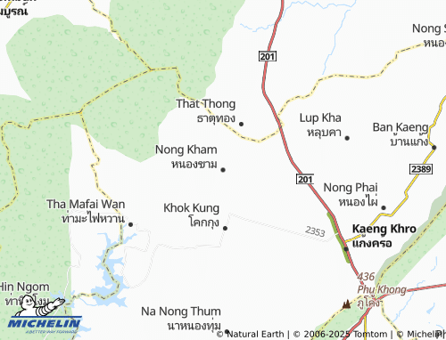 MICHELIN Nong Kham map - ViaMichelin