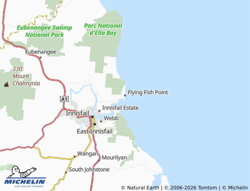 Mappa MICHELIN Flying Fish Point - ViaMichelin