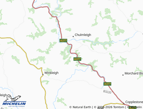Carte MICHELIN Eggesford - ViaMichelin