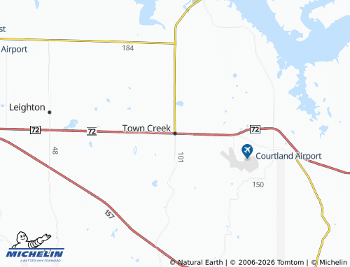 Mappa MICHELIN Town Creek - ViaMichelin