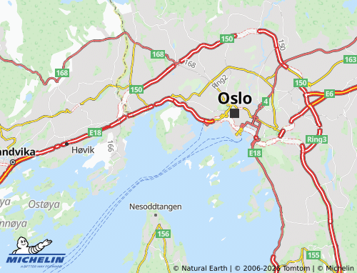 MICHELIN Bygdøy map - ViaMichelin