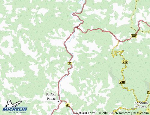 Mapa MICHELIN Žutice - ViaMichelin