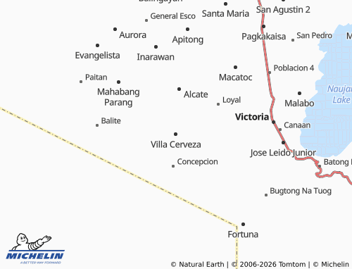 MICHELIN Villa Cerveza map - ViaMichelin