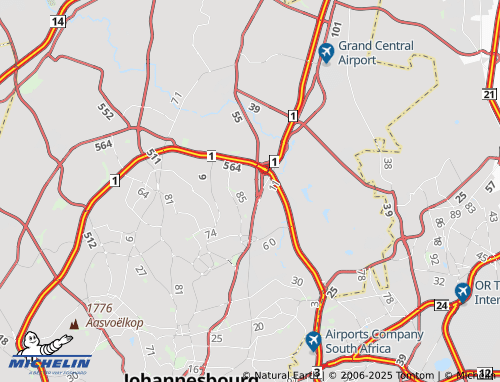 MICHELIN The Woodlands map - ViaMichelin