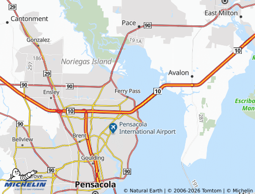 Mapa MICHELIN Ferry Pass - ViaMichelin