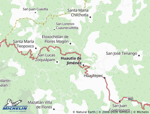 Mappa MICHELIN Agua Trueno - ViaMichelin