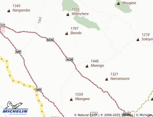 MICHELIN Mwenekapoka map - ViaMichelin
