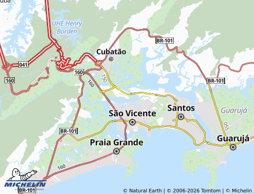 Mapa MICHELIN Vila Ponte Nova - ViaMichelin