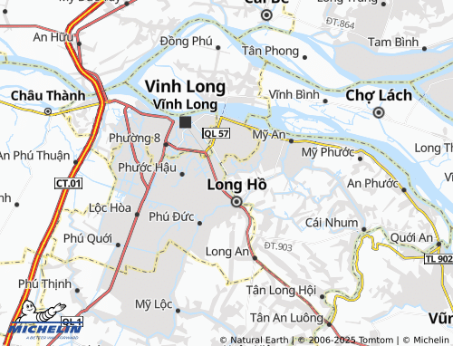 MICHELIN-Landkarte Long Mỹ - ViaMichelin