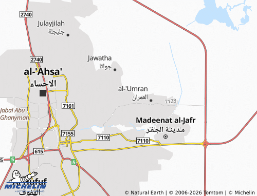 MICHELIN Al Shuruq map - ViaMichelin