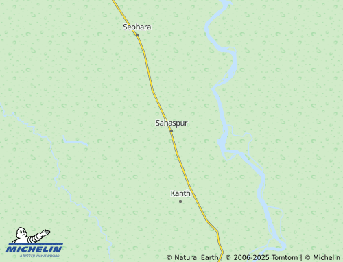 MICHELIN Sahaspur map - ViaMichelin