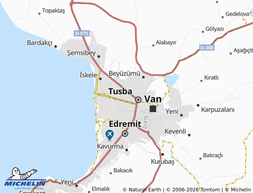 MICHELIN Abdurrahman Gazi map - ViaMichelin