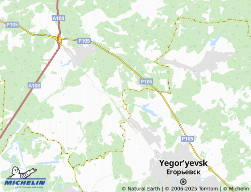 MICHELIN Semenovskaya map - ViaMichelin