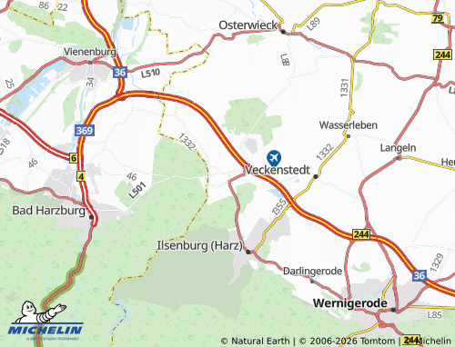 MICHELIN Stapelburg map - ViaMichelin