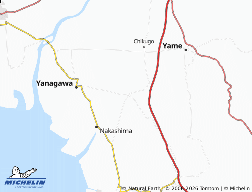 MICHELIN Mitsuhashi map - ViaMichelin