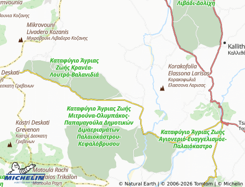 MICHELIN Valanida map - ViaMichelin