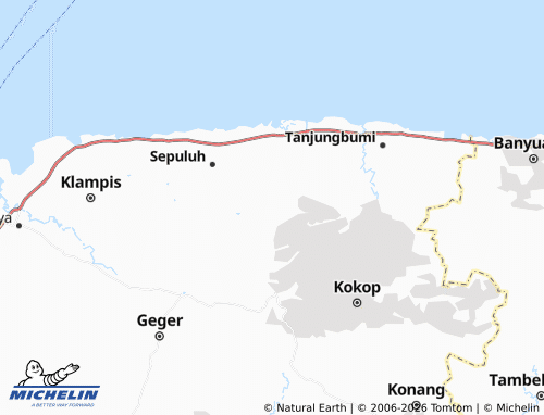MICHELIN Gunelap map - ViaMichelin