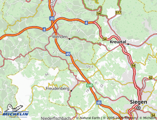 MICHELIN Hünsborn map - ViaMichelin
