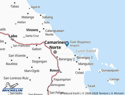 MICHELIN Borabod map - ViaMichelin