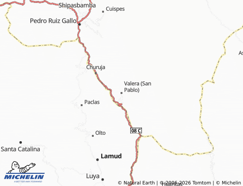 Mappa MICHELIN Valera (San Pablo) - ViaMichelin
