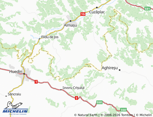 MICHELIN Stana map - ViaMichelin