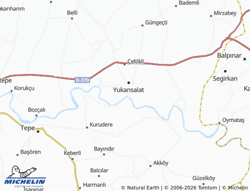 MICHELIN Çöltepe map - ViaMichelin