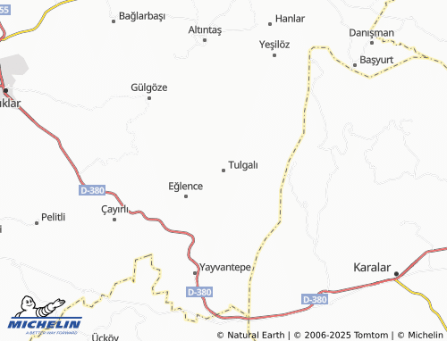 MICHELIN Tulgalı map - ViaMichelin