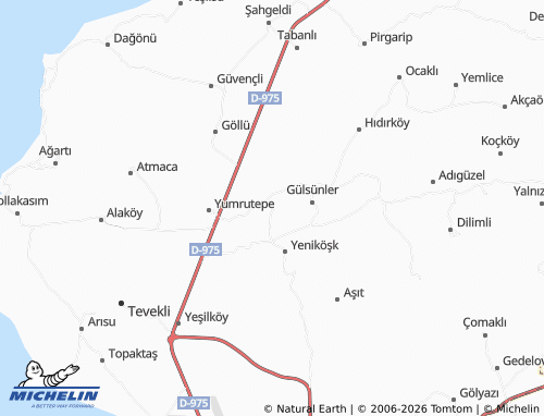 Mappa MICHELIN Özkaynak - ViaMichelin