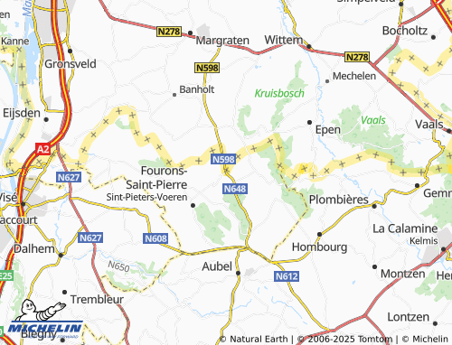 Carte MICHELIN De Planck - ViaMichelin
