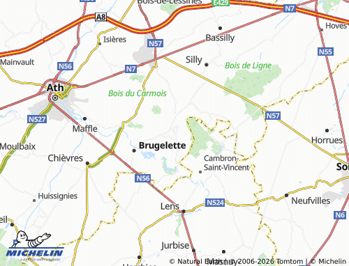 Mappa MICHELIN Gages - ViaMichelin
