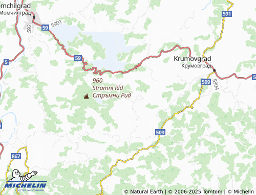 MICHELIN Konche map - ViaMichelin