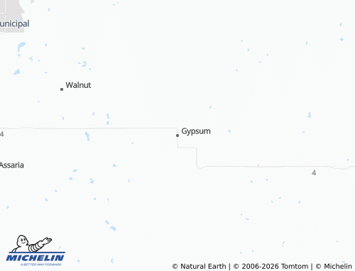 Mappa MICHELIN Gypsum - ViaMichelin