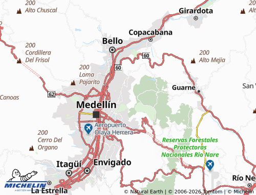 Carte MICHELIN La Cruz - ViaMichelin