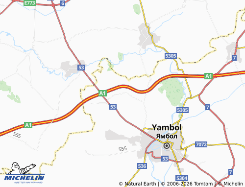 MICHELIN Drazhevo map - ViaMichelin