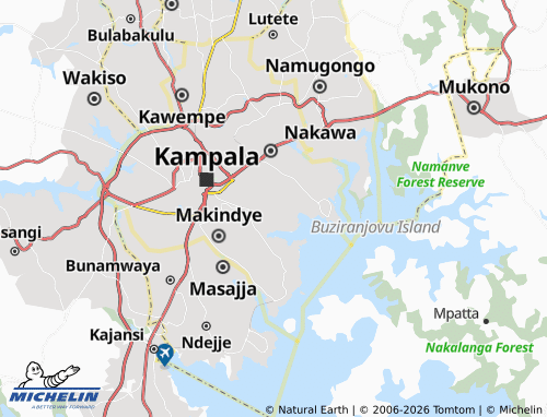 Mappa MICHELIN Muyenga - ViaMichelin