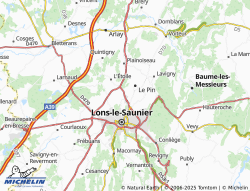 MICHELIN Feschaux map - ViaMichelin