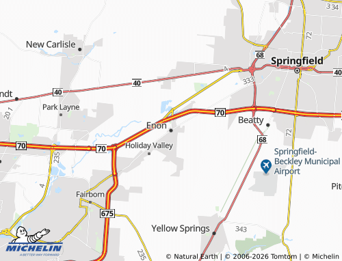 Mappa MICHELIN Enon - ViaMichelin