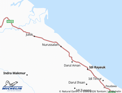Mapa MICHELIN Nurussalam - ViaMichelin