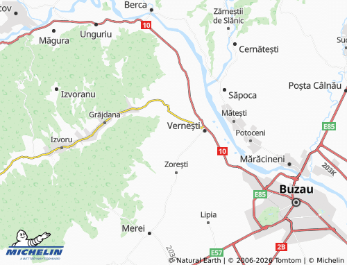 MICHELIN Săsenii Noi map - ViaMichelin