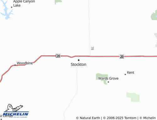 MICHELIN Stockton map - ViaMichelin