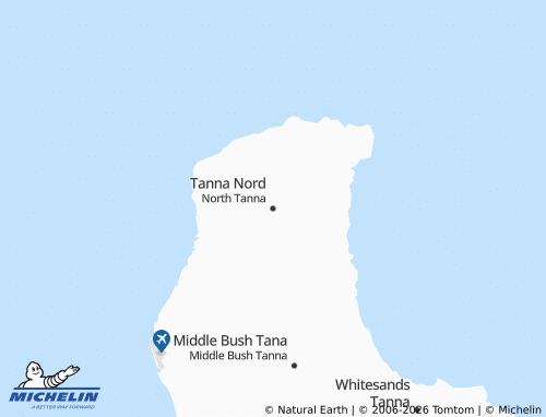 Mappa MICHELIN North Tanna - ViaMichelin
