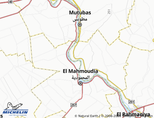 MICHELIN Sendeyon map - ViaMichelin