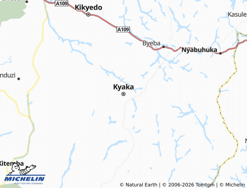 MICHELIN-Landkarte Kyaka - ViaMichelin
