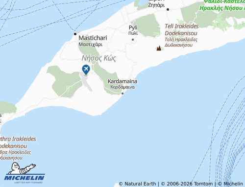Carte MICHELIN Kardamaina - ViaMichelin